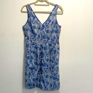 BRAND NEW NEVER WORN Blue Floral Patterned Moulinette Soeurs Midi Dress